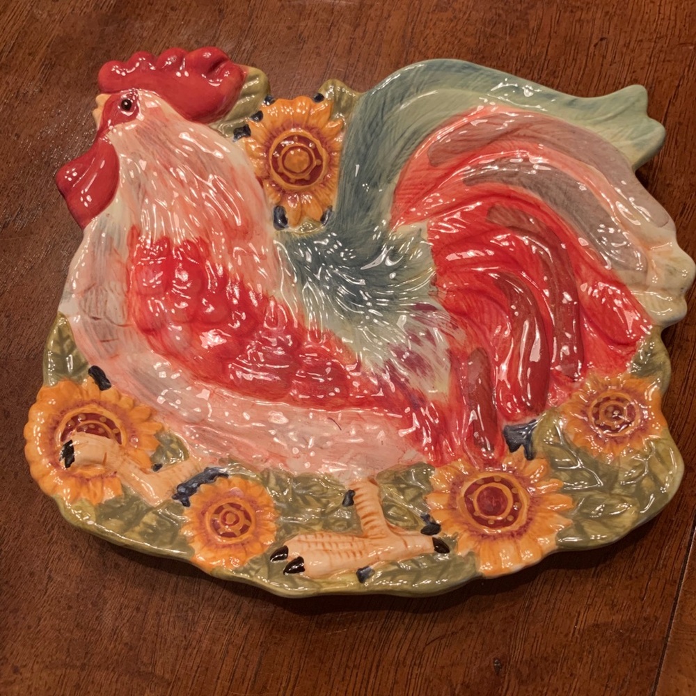 Susan Winget Rooster Spoon Rest